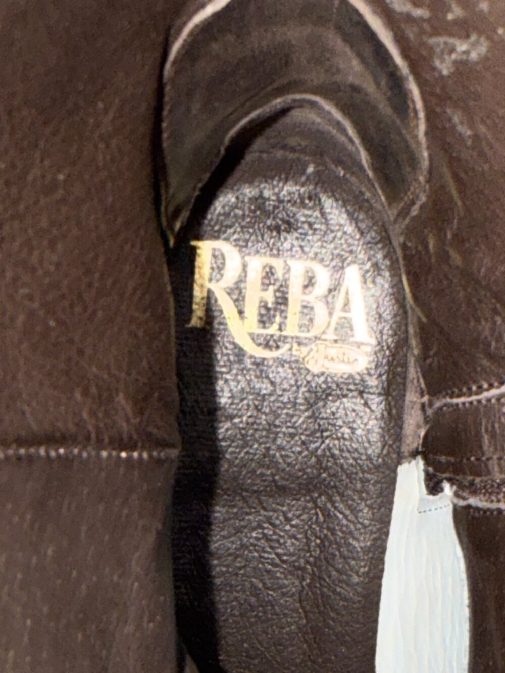 Reba Justin Boots Women's Western Anthem Boots Dark Brown Leather Suede Size 8 - Picture 13 of 14